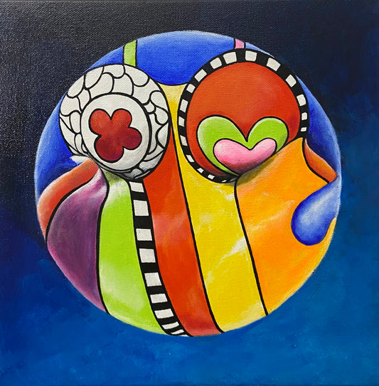 Blue Moon ( an homage to Niki de Saint Phalle)